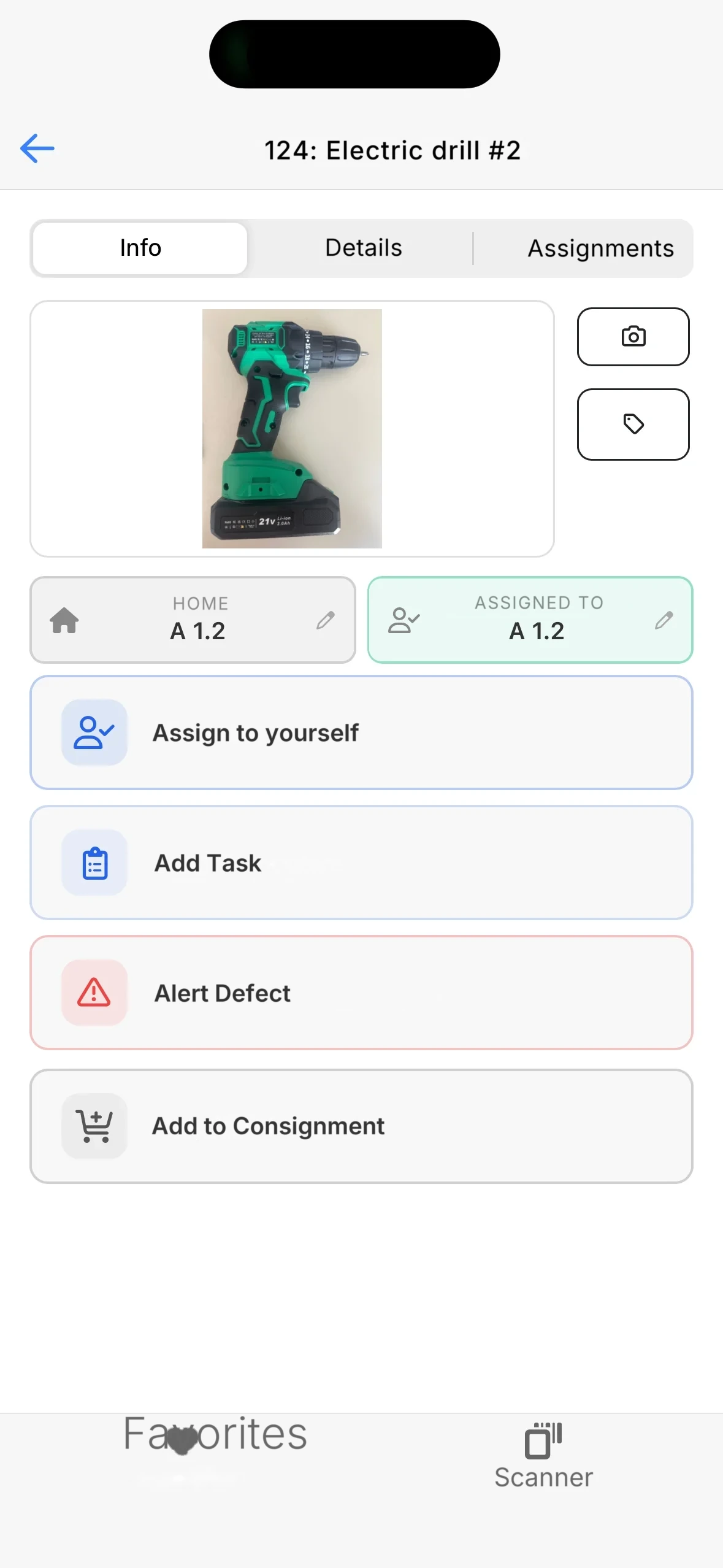 The tool card with the Assign to yourself button